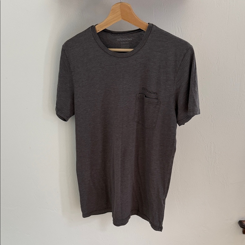 Outerknown Charcoal Short Sleeve Tee